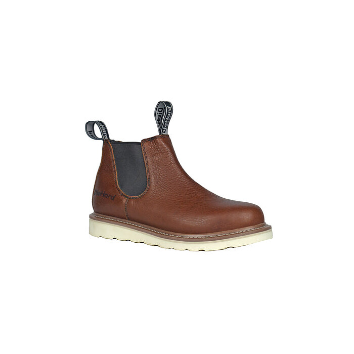 DieHard Footwear Men's Colt Soft Toe EH Pull-On Work Boot Brown - DH50245