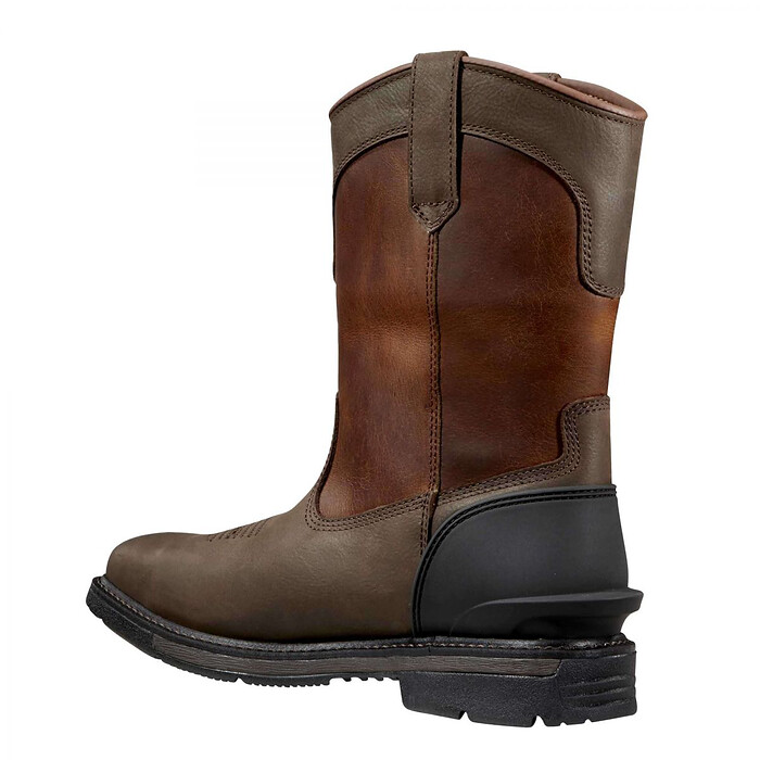 Carhartt Men's 11" Montana Steel Toe Waterproof Wellington Work Boot Oxblood/Dark Brown Marl - FQ1275-M