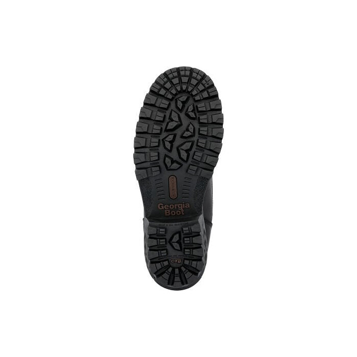 GEORGIA BOOT Men's 9" LTX Logger Nano Composite Toe Waterproof Work Boot Black - GB00619