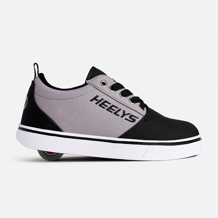Heelys Unisex Kids' Pro 20 Shoe Black/Grey - HE100761H