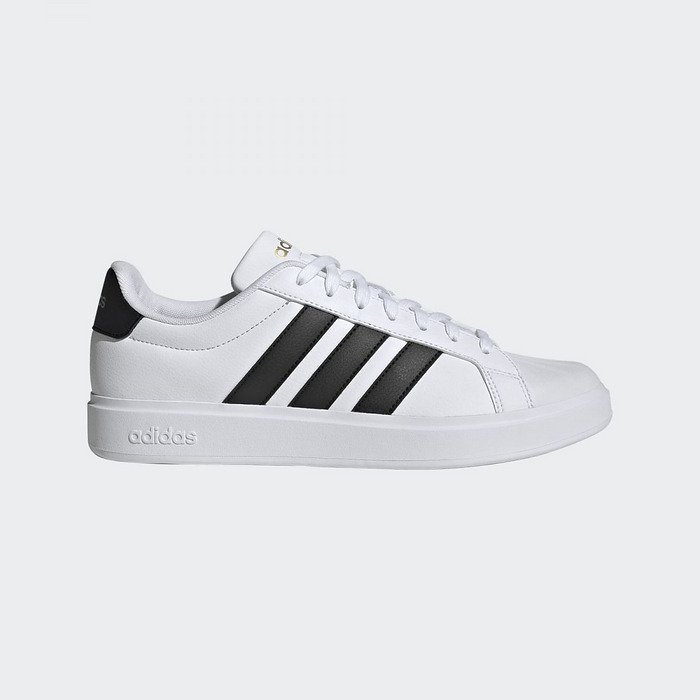 Adidas Men's Streettalk Low Sneaker Cloud White/Core Black/Gold Metallic - JP8275