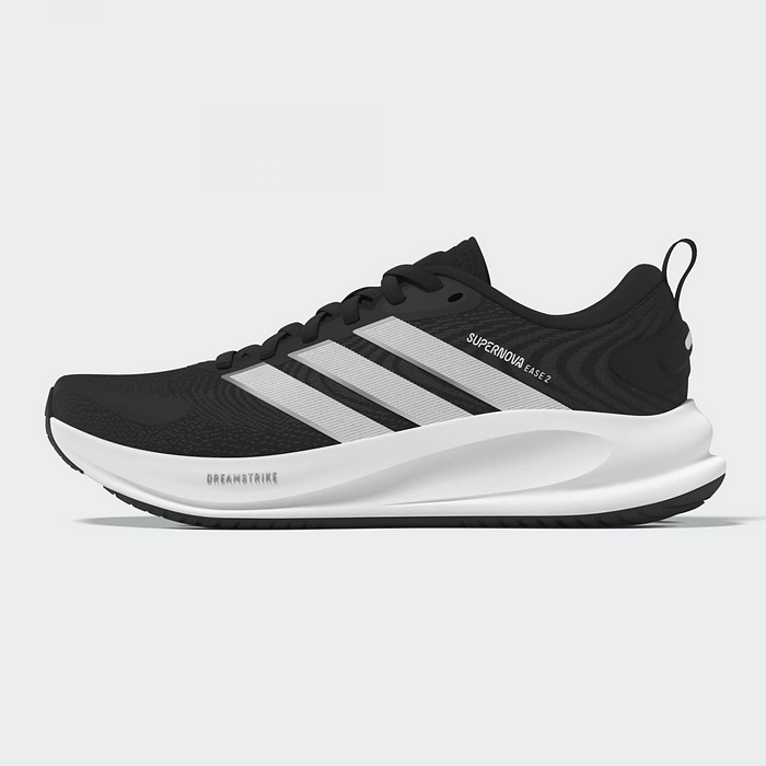 Adidas Men's Supernova Ease 2 Running Shoes Black/White/Carbon - JQ5859