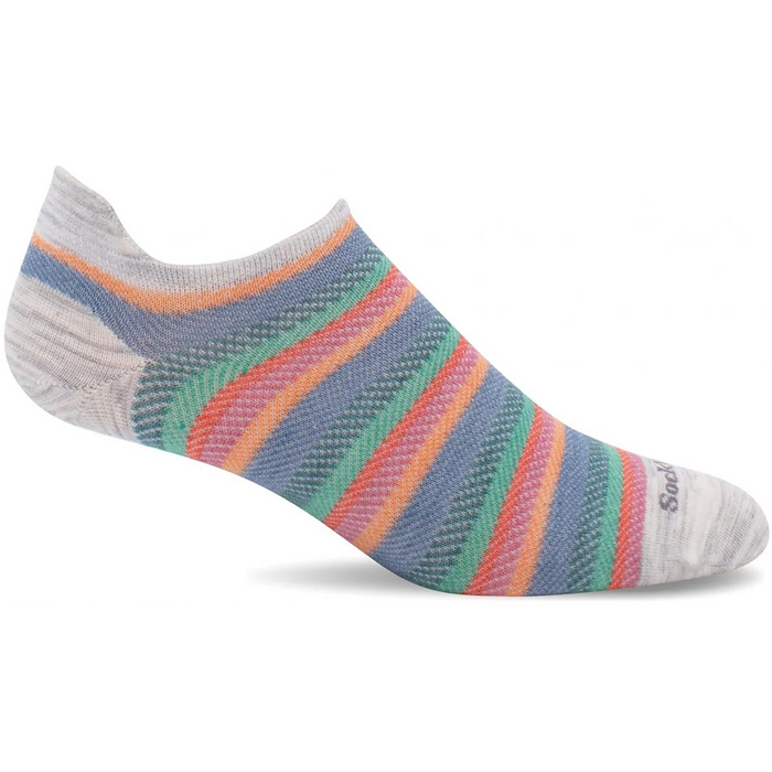 SockWell Women's Tipsy Essential Comfort Classic Micro Socks Ash - LD183W-805