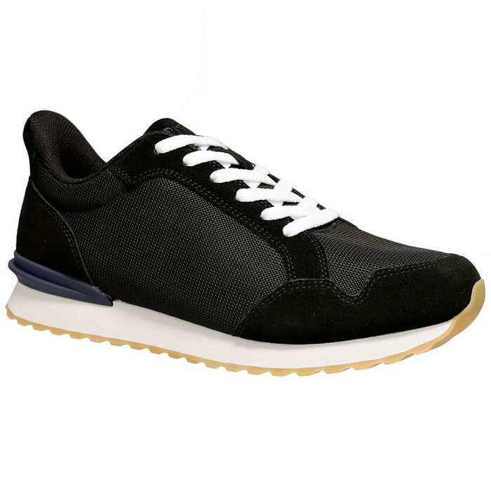 Propet Men's Carmine Step-In Sneaker Black - MAA382MBLK
