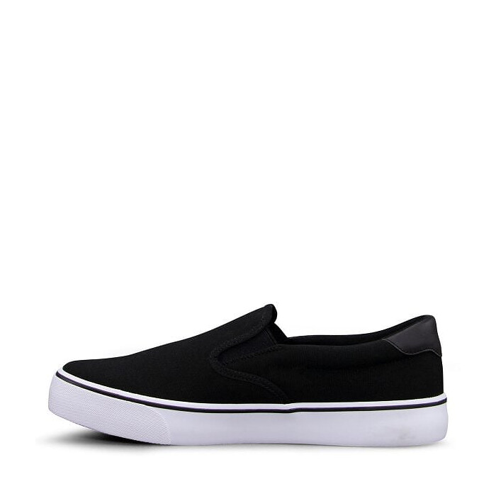 Lugz Men’s Clipper Slip-On Wide Sneaker Black/White - MCLPRWDC-060