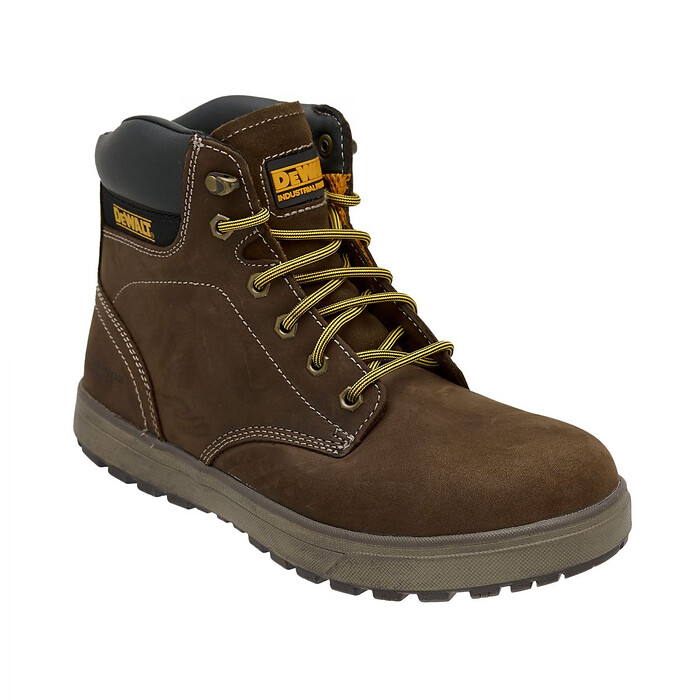 DEWALT Men's Plasma Steel Toe Work Boot Palm Crazy Horse Brown - DXWP10007-PCH