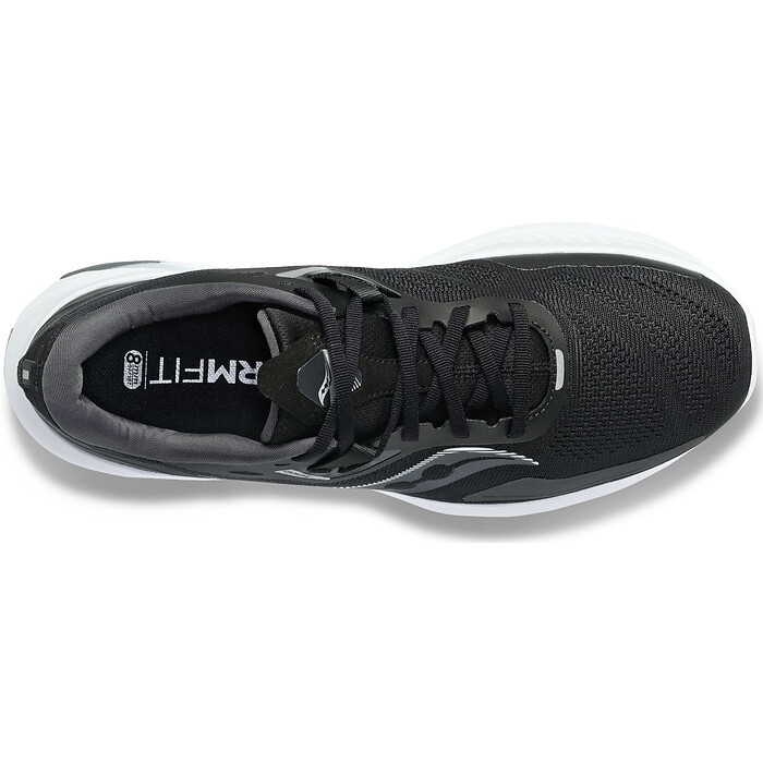 Saucony Men's Guide 15 Running Shoe Black/White - S20684-05