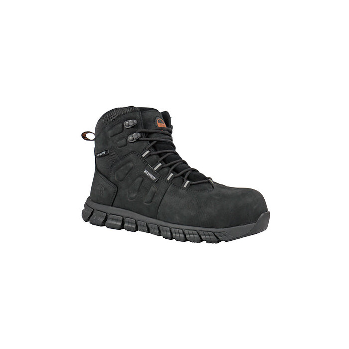 HOSS Men's Tiakboo Ulta Lite Composite Toe Waterproof Work Boot Black Atlantic Leather - 60177