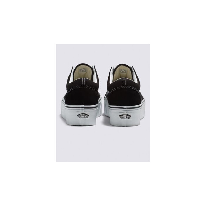 VANS Unisex Old Skool Stackform Shoe Suede/Canvas Black/True/White - VN0A7Q5M6BT