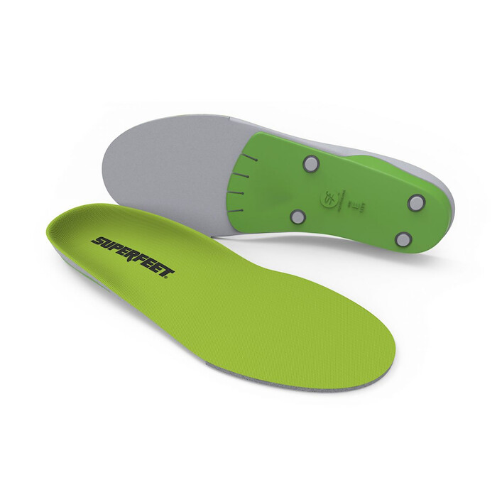 Superfeet Unisex All-Purpose Support Wide-Fit High Arch (formerly called Wide Green) Insoles (1 pair) - 150