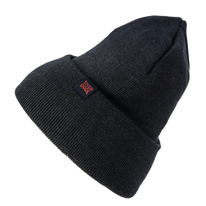 Tough Duck Unisex Beanie Watch Cap Black (One Size) - WA161-BLACK