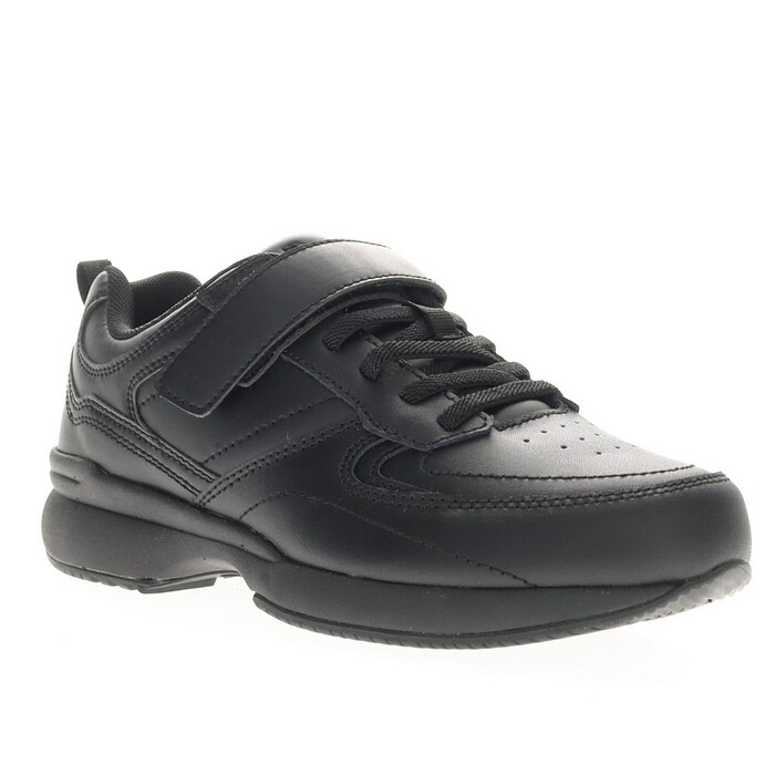Propet Women's LifeWalker Flex Walking Shoe BlackLeather  - WAA073LBLK