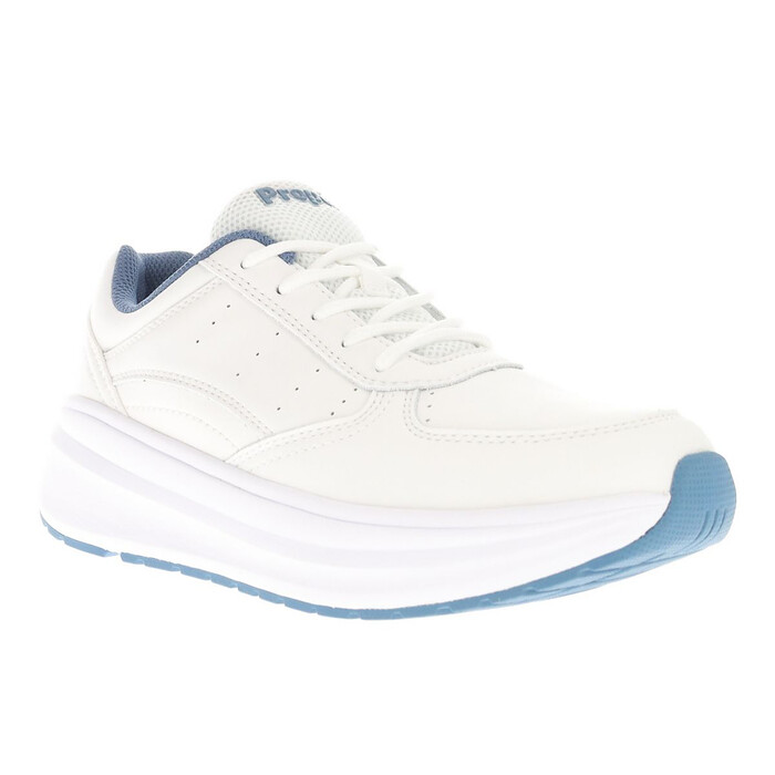 Propet Women's Ultima Walking Shoe White/Denim - WAA302LWDE