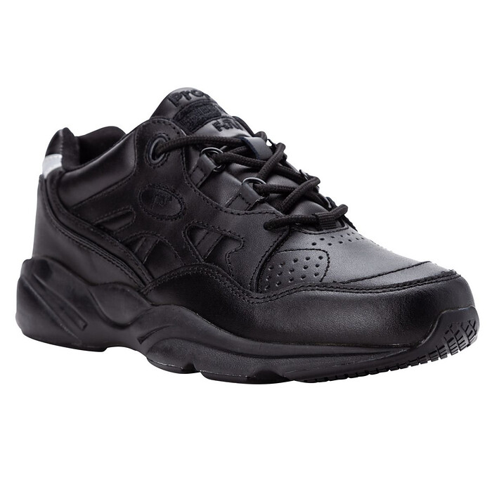 Propet Women's Stana Slip Resistant Work Shoe Black - WAS012LBLK