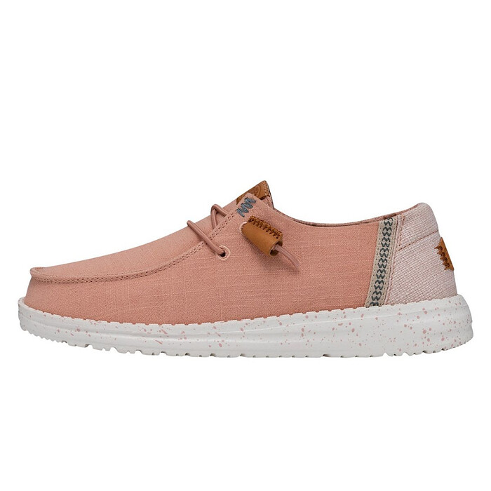 HEY DUDE Shoes Women's Wendy Washed Canvas Rose Cloud - 40297-6WK