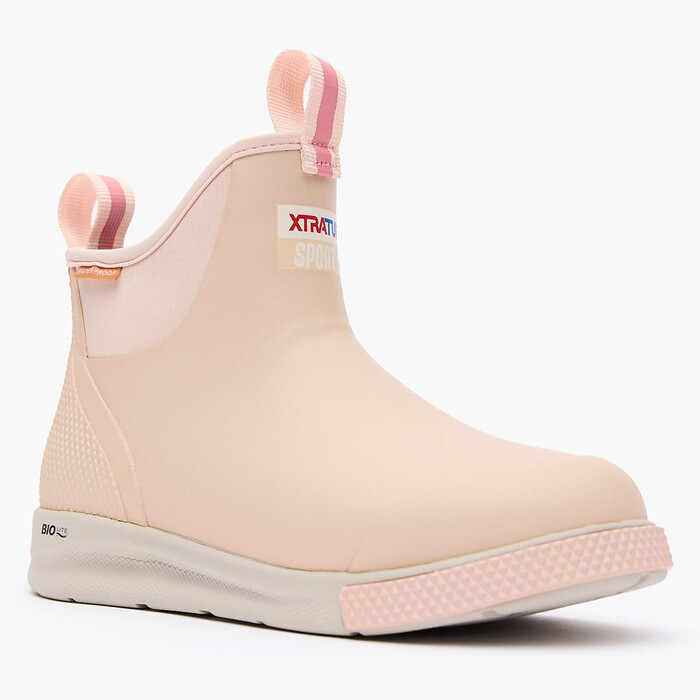 XTRATUF Women's 6" Ankle Deck Boot Sport Blush Peach - XADSW401