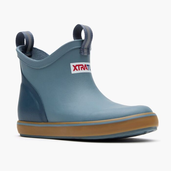 XTRATUF Unisex Little Kids Ankle Deck Boot Stormy Blue - XKAB203C