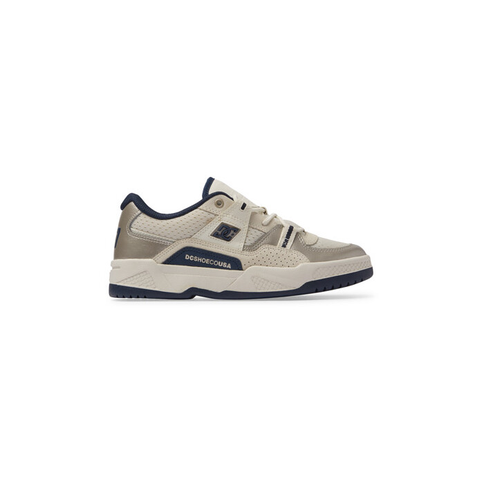 DC Shoes Women's Construct Skate Shoes White/White/Champagne - ADJS100172-WWN