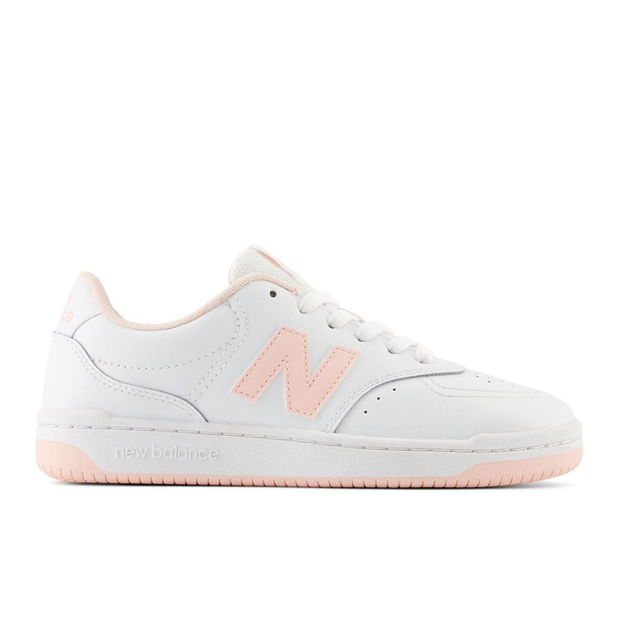 New Balance Women's BB8 BB80 Sneaker White/Pink - BBW80WPK