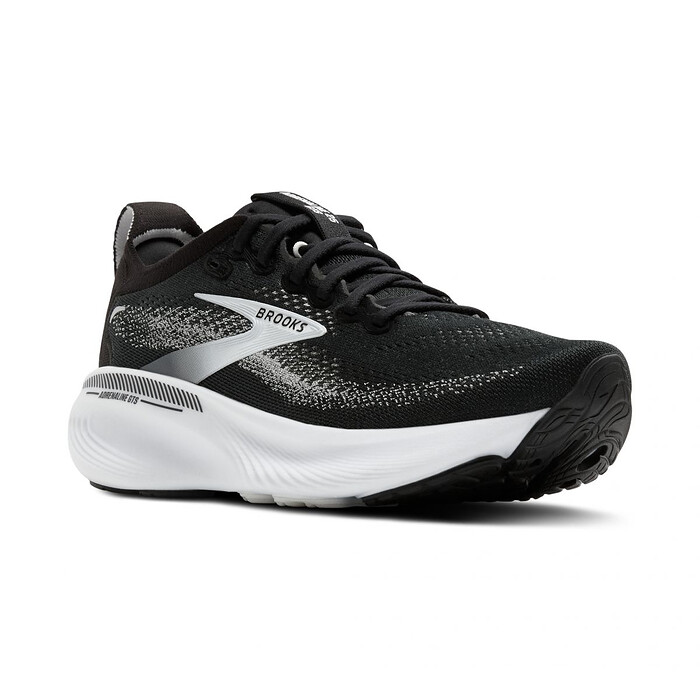 Brooks Men’s Adrenaline GTS 25 Supportive Running & Walking Shoe Black/Grey/White - 110454-090