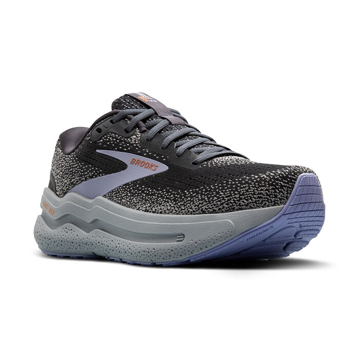 Brooks Women's Ghost Max 2 Ebony/Sweet Lavender/Alloy - 120420-005