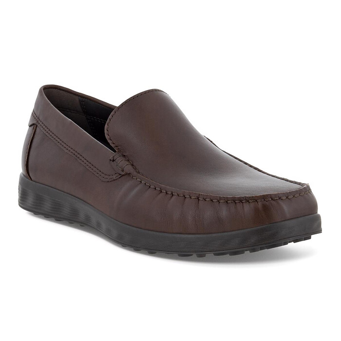 ECCO Men's S Lite Moc Slip-On Moccasin Cocoa Brown Leather - 54051401482