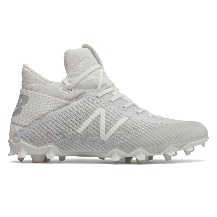 New Balance Unisex Freeze LX v2 Lacrosse Cleat White - FREEZWT2