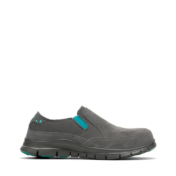 HYTEST Women's Blake Steel Toe Slip On Grey - K17302