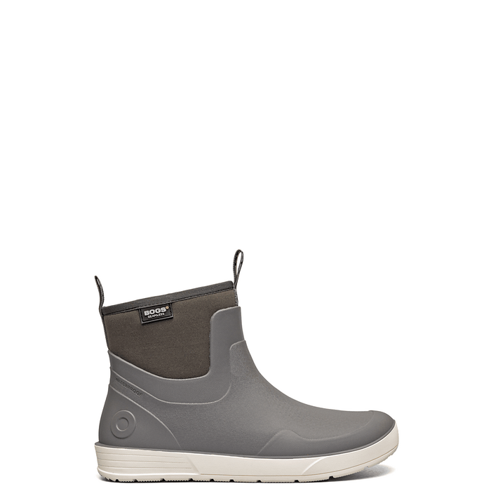 BOGS Men's Rockaway Seamless Chelsea Rain Boot Gray Multi - 73470-062