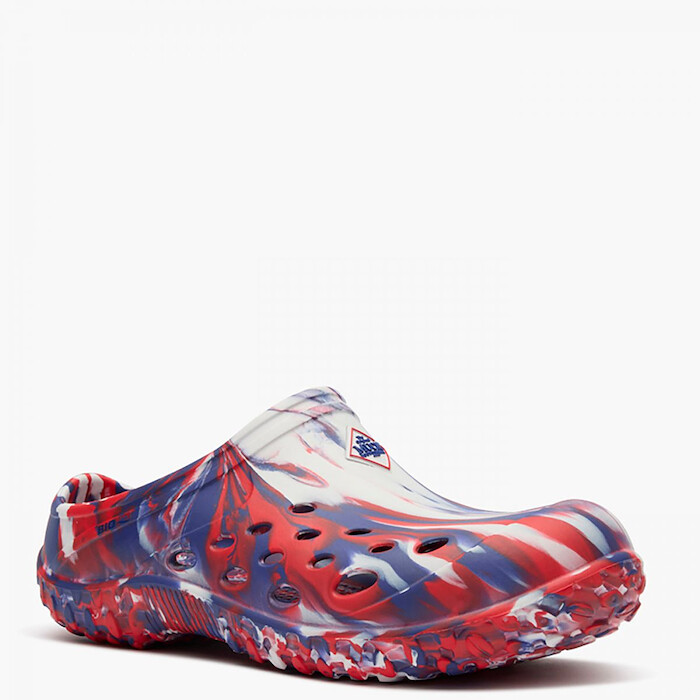 Muck Women's Muckster Lite Eva Clog Red/White/Blue - MMLCWUSS