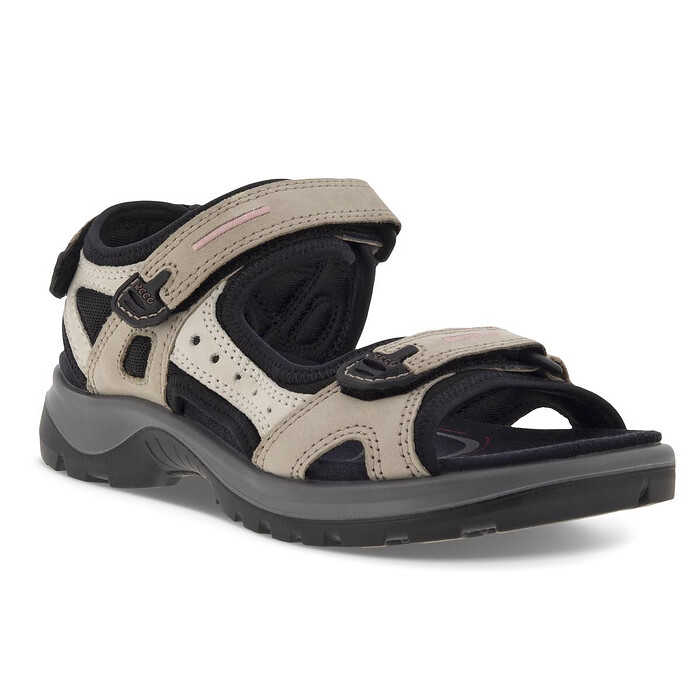ECCO Women's Yucatan Sandal Atmosphere/Ice/Black - 069563-54695