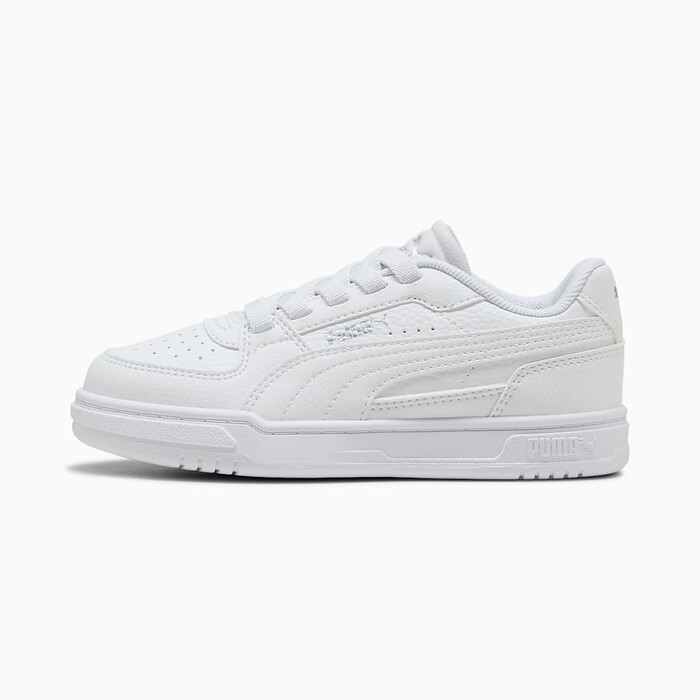 PUMA Kids' Puma Caven III Casual Shoe White/Silver - 40623801