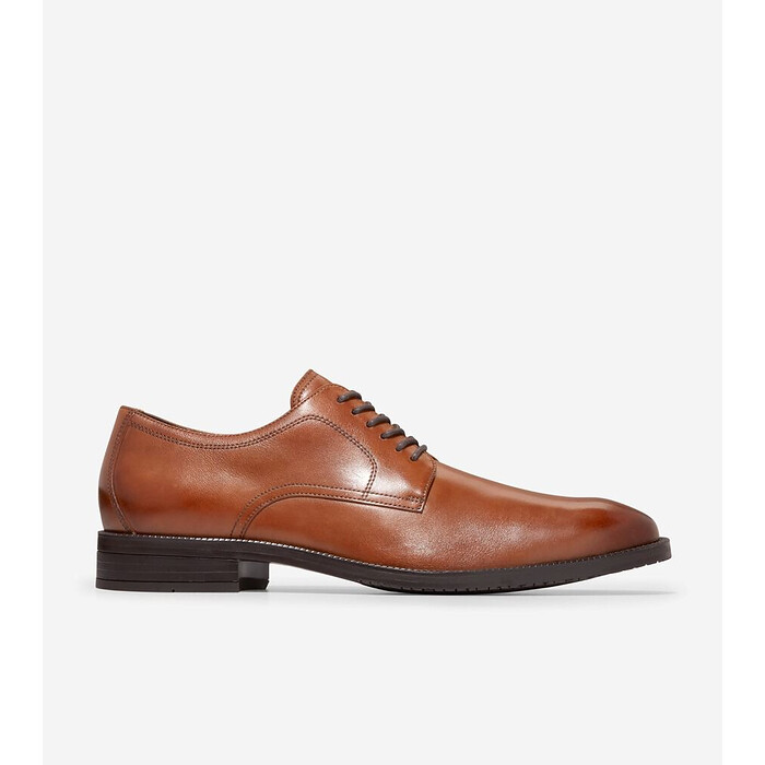 Cole Haan Men's Modern Classics Plain Toe Oxfords British Tan - C38448