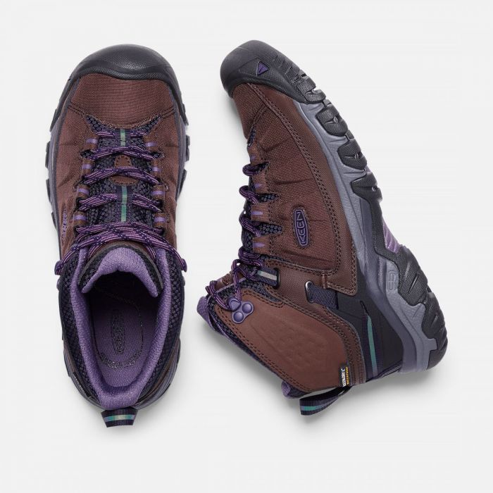 KEEN Women s Targhee EXP Mid Waterproof French Roast Purple 1017739