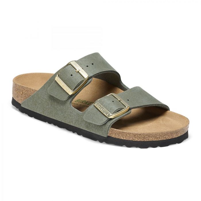 BIRKENSTOCK Women's Arizona Vegan Silky Thyme Birkibuc (narrow