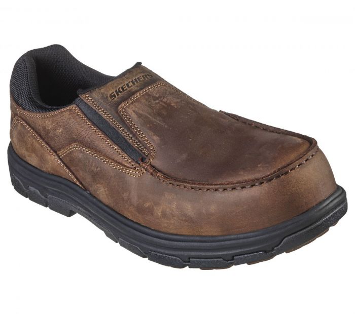 SKECHERS WORK Men's Vicksburk - Rubustle Composite Toe Toe Work
