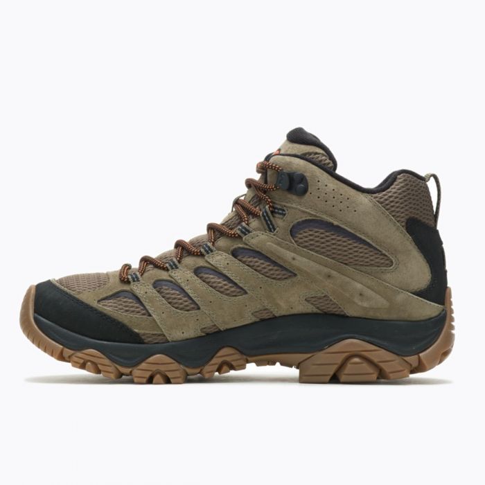 Merrell Men's Moab 3 Mid Waterproof Hiking Boot Olive/Gum - J036549