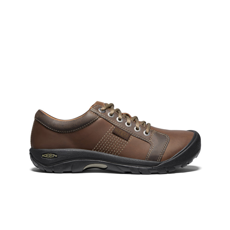 KEEN Men's Austin Lace Up Shoe Chocolate Brown - 1007722