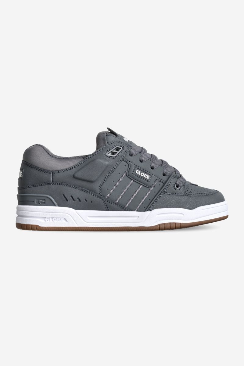 Globe Men's Fusion Skate Shoe Charcoal/White - GBFUS-15022