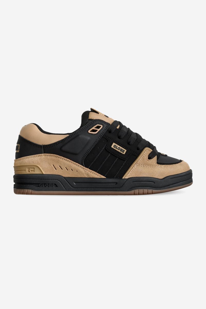 Globe Men's Fusion Skate Shoe Black/Dune - GBFUS-20639