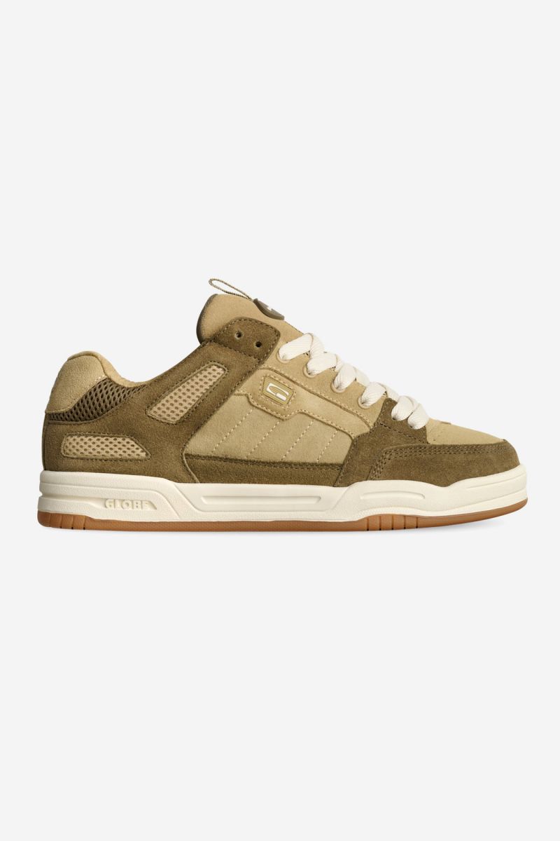 Globe Men's Tilt Prime Rodney Mullen Skate Shoe Olive/Sand/Mullen - GBTILTPR-29119
