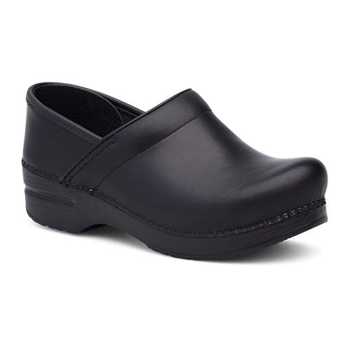 Dansko Women's Professional Clog Ebony Full Grain Leather - 306500202