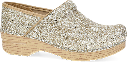 Dansko Women's Professional Clog Champagne Glitter - 306611421