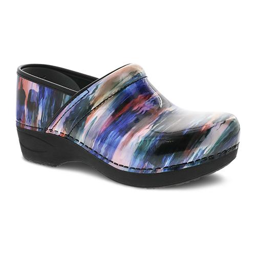 Dansko Women's XP 2.0 Clog Paint Stroke Patent Leather - 3950570202