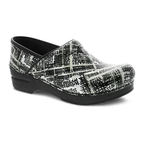 Dansko Women's Professional Clogs Block Print Patent Leather - 406820202