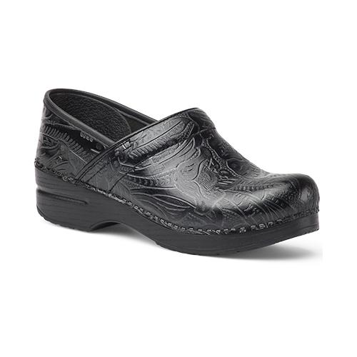 Dansko Women's Professional Wide Black Tooled Leather - 999020202