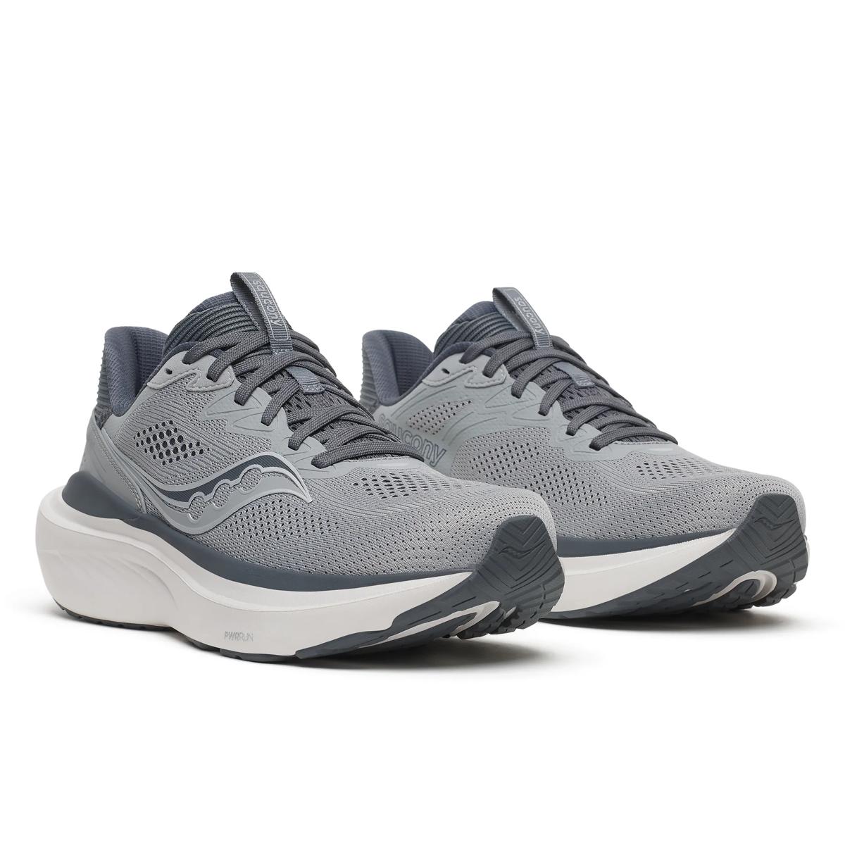 Saucony Men's Echelon 11 X-Wide Fossil/Gunmetal Running Shoe - S100989-1002