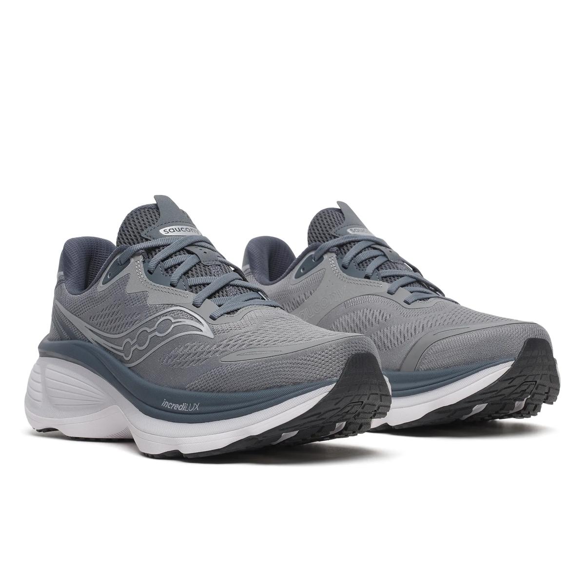 Saucony Men's Hurricane 26 Wide Cinder/Gunmetal Running Shoe - S101102-1004