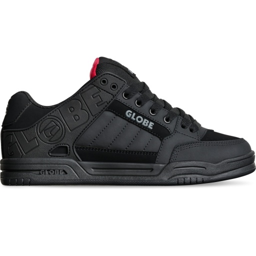 Globe Men's Tilt Skate Shoe Black/Red/Tartan - GBTILT-29134