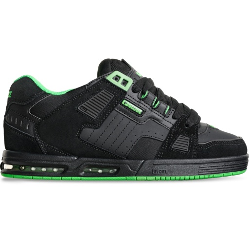 Globe Men's Sabre Skate Shoe Black/Green - GBSABR-10082
